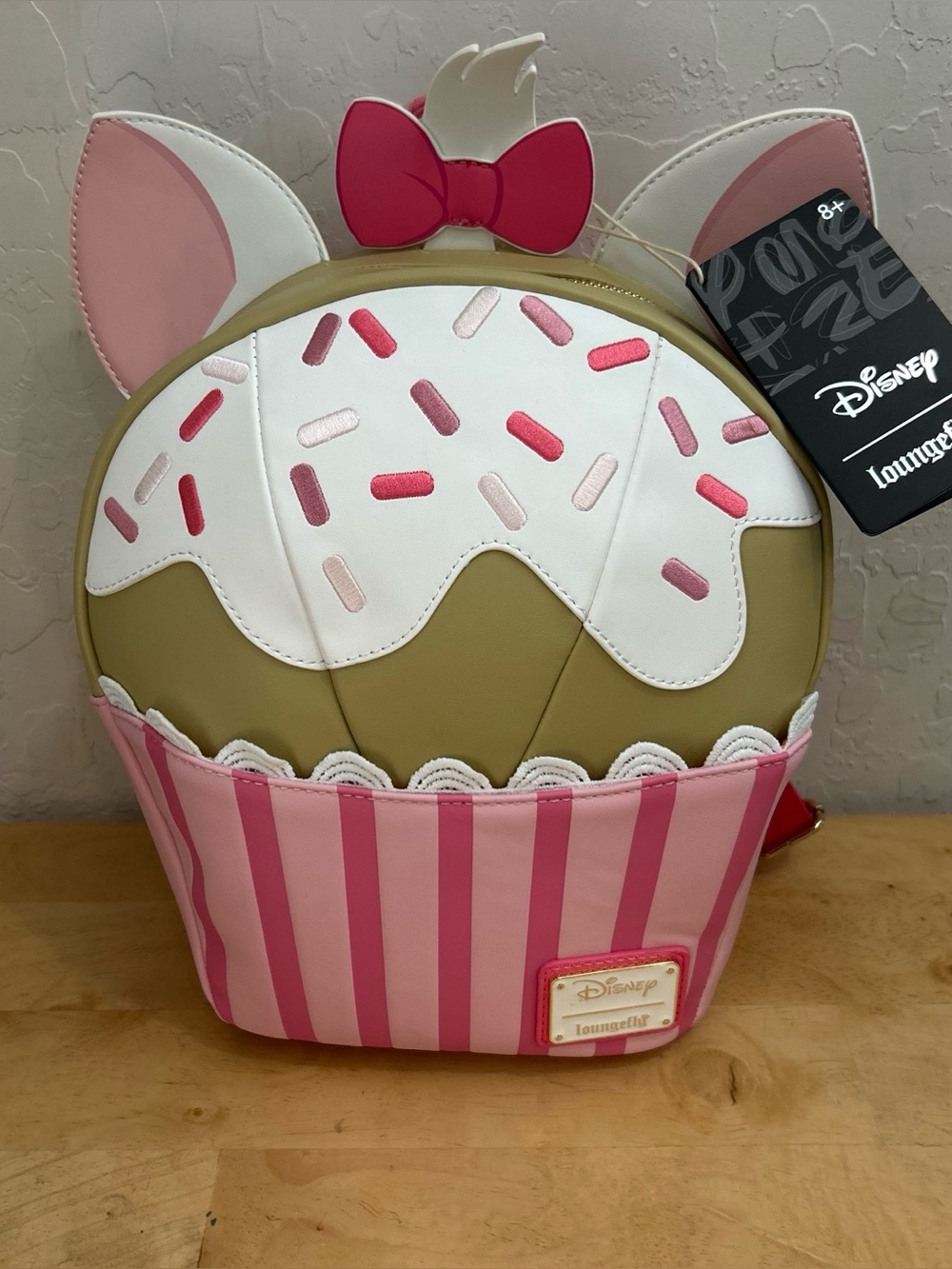 Loungefly Disney Marie Sprinkle Cupcake Cosplay Mini Backpack